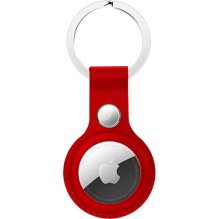 Брелок для AirTag Leather Key (Red)