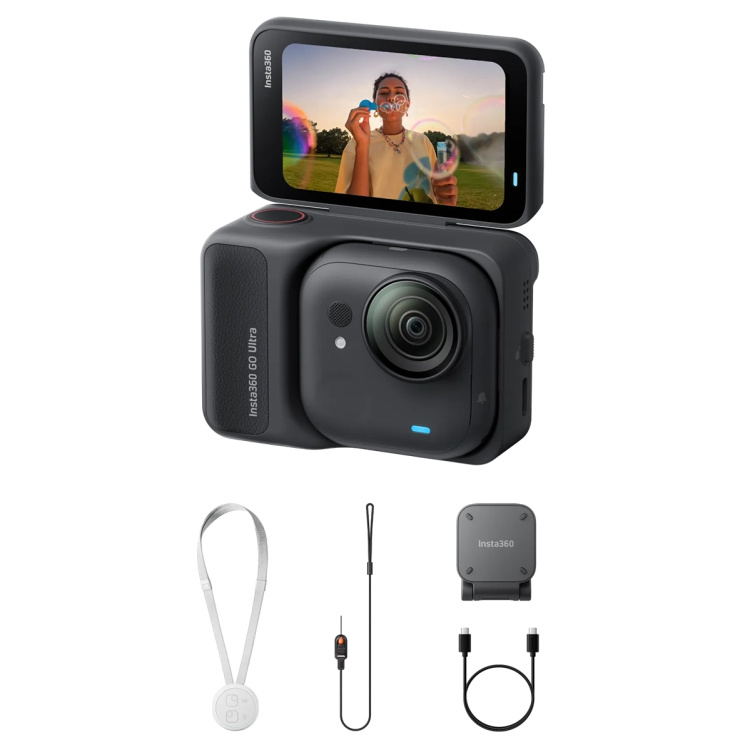 Insta360 GO Ultra Midnight Black Standard Bundle (CINSABEA_GOULTRA02)