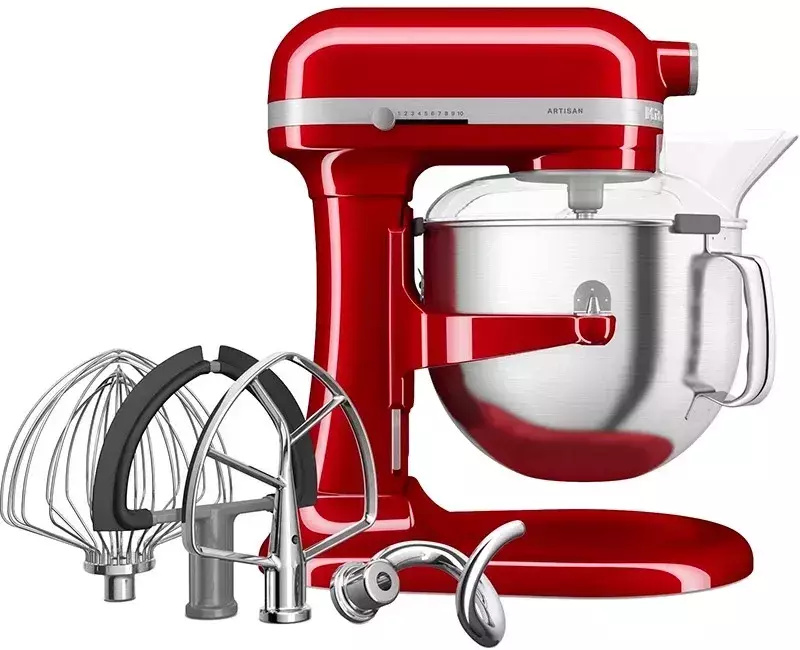 Планетарний міксер KitchenAid Artisan 6,6 л 5KSM70SHXEER Red (UA)