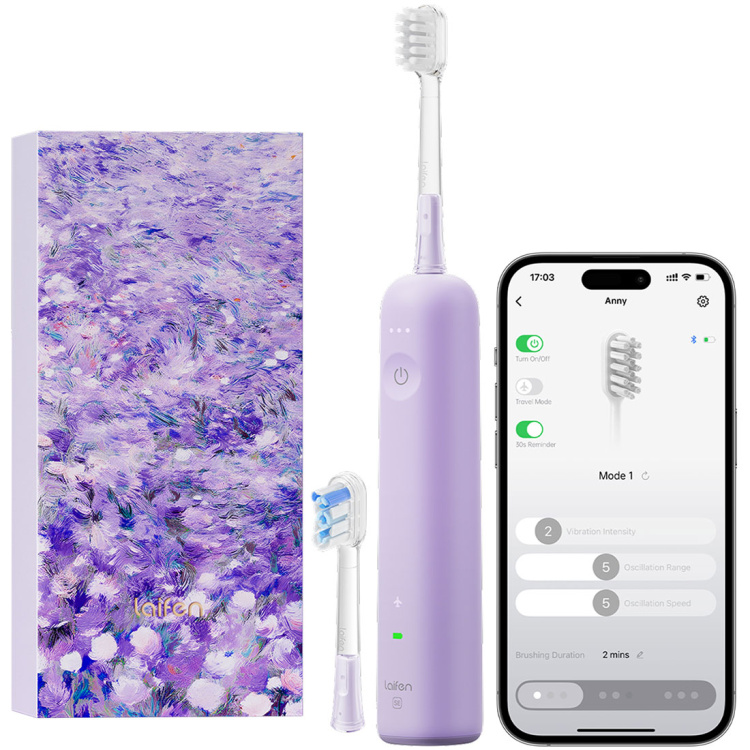 Зубна електрощітка Laifen Wave SE (Purple) (1TB31-Q-EU-PU-001)