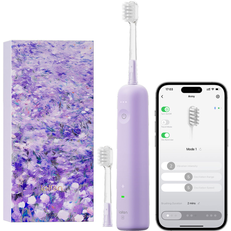 Зубна електрощітка Laifen Wave SE (Purple) (1TB31-Q-EU-PU-001)