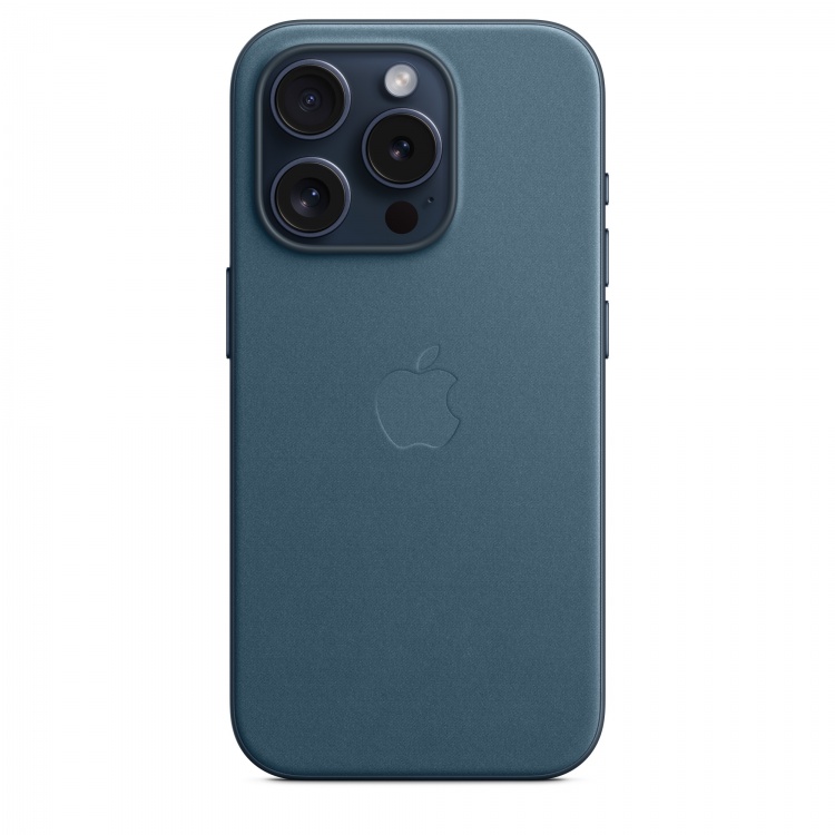 Чехол Apple FineWoven для iPhone 15 Pro with MagSafe (Pacific Blue)