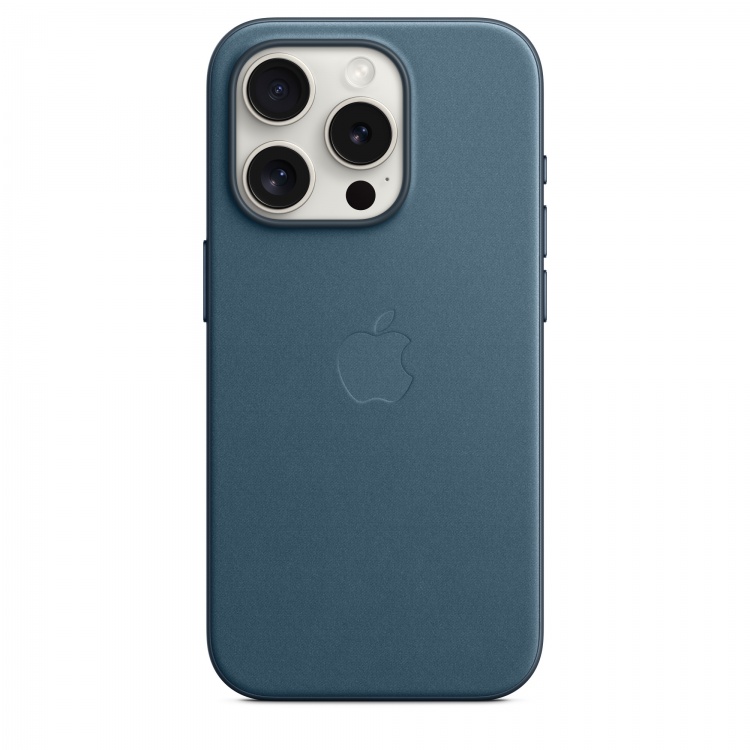 Чехол Apple FineWoven для iPhone 15 Pro with MagSafe (Pacific Blue)