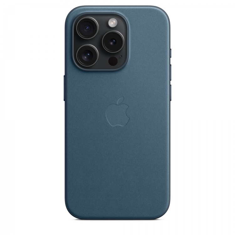 Чехол Apple FineWoven для iPhone 15 Pro with MagSafe (Pacific Blue)