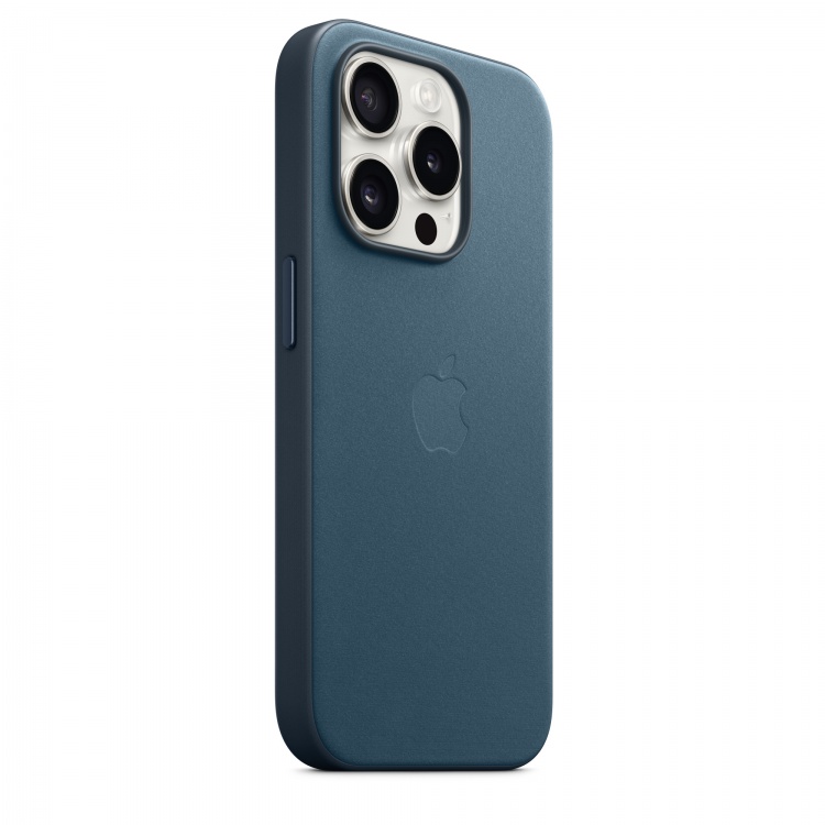 Чохол Apple FineWoven для iPhone 15 Pro with MagSafe (Pacific Blue)