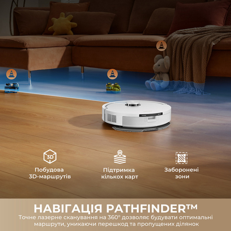 Робот-пилосос Dreame Bot F20 White (RLF41GA-Wh)