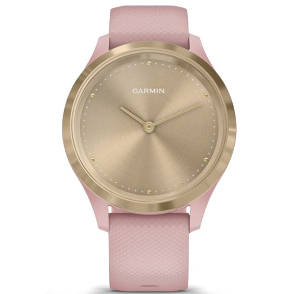 Garmin Vivomove 3S Light Gold Stainless Steel Bezel with Dust Rose Case and Silicone Band (010-02238-01/21)