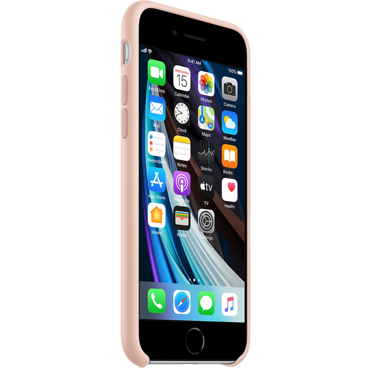 Чохол Smart Silicone Case для iPhone SE2 Original (FoxConn) (Pink Sand)
