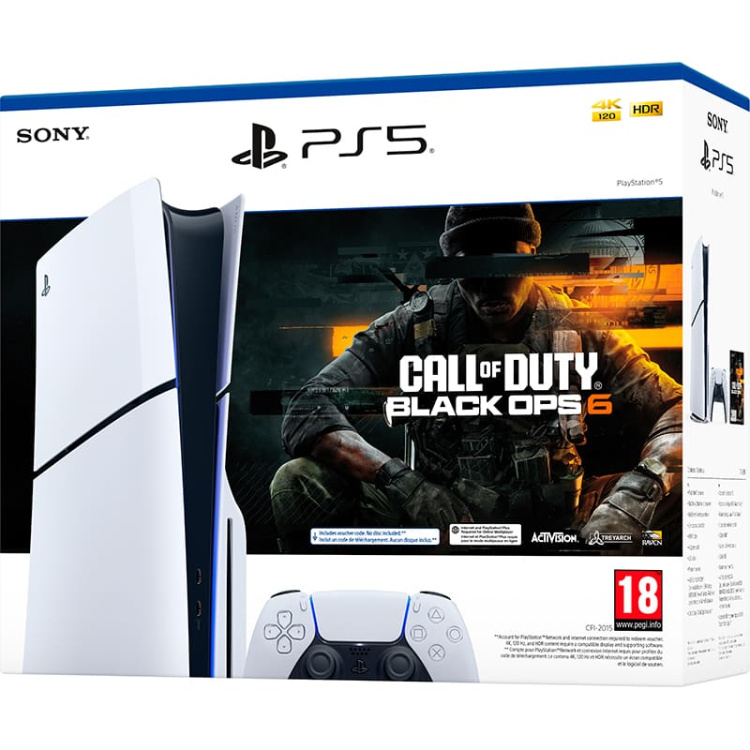 Ігрова приставка Sony PlayStation 5 Slim (Digital Edition) (Call of Duty: Black Ops 6 Bundle) (1TB) (1000040660)