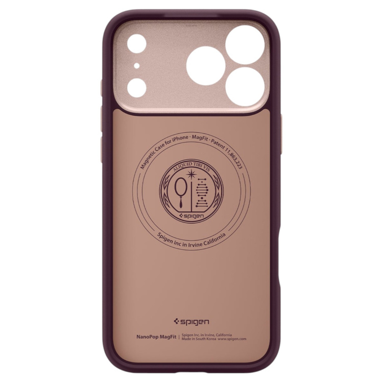 Чохол Spigen Nano Pop MagSafe для iPhone 17 Pro Max Burgundy Bean (ACS10261)