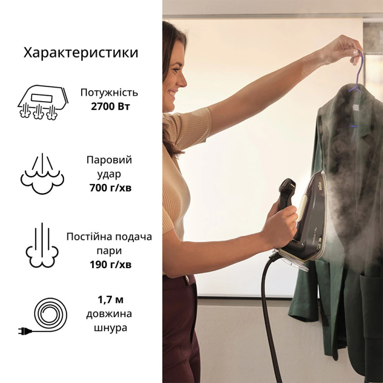 Парогенератор Braun CareStyle 7 Pro IS 7298 CP