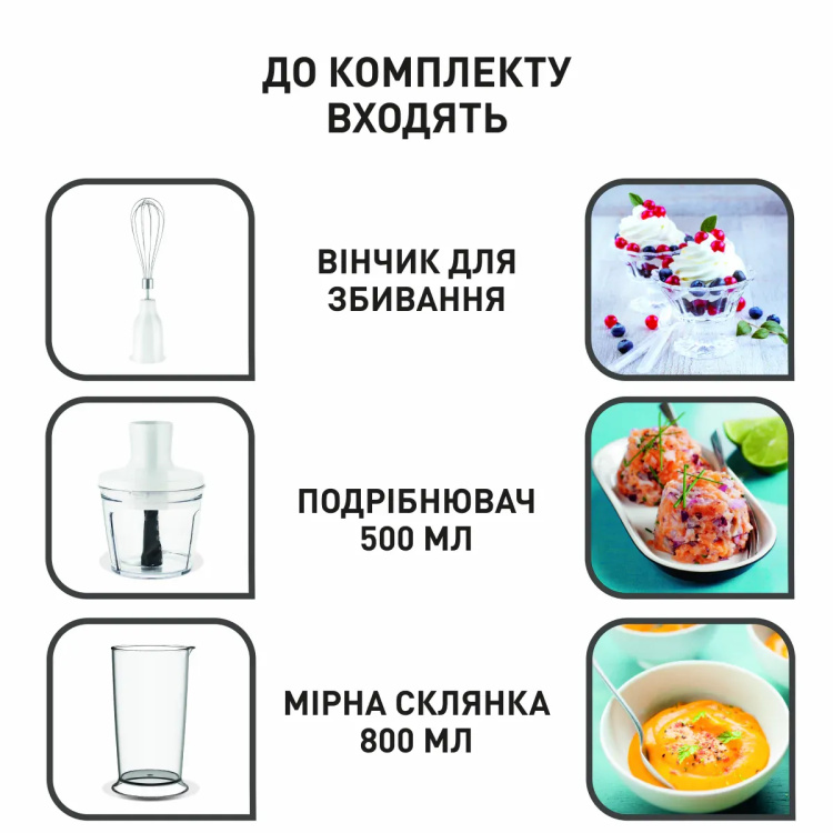 Блендер погружной Tefal DailyMix HB533138 (UA)