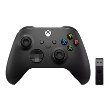 Геймпад Microsoft Xbox Series X/S Wireless Controller Carbon Black + Wireless Adapter