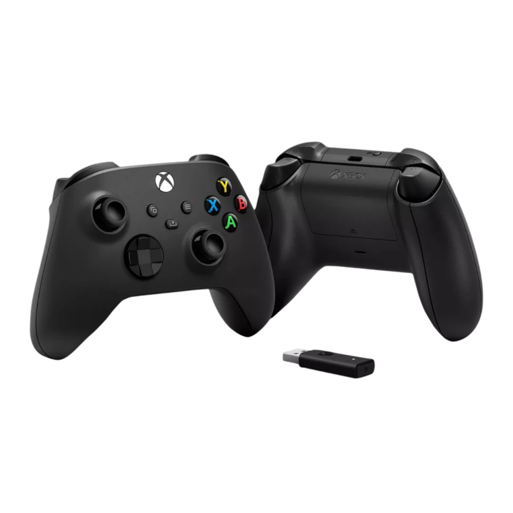 Геймпад Microsoft Xbox Series X/S Wireless Controller Carbon Black + Wireless Adapter
