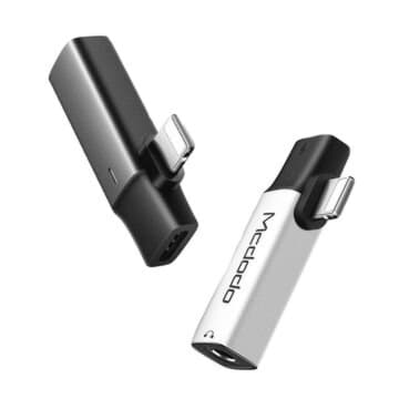 Адаптер McDodo CA-6210 Lightning to Lightning+3.5mm (Black) Адаптер McDodo CA-6210 Lightning to Lightning+3.5mm (Black)