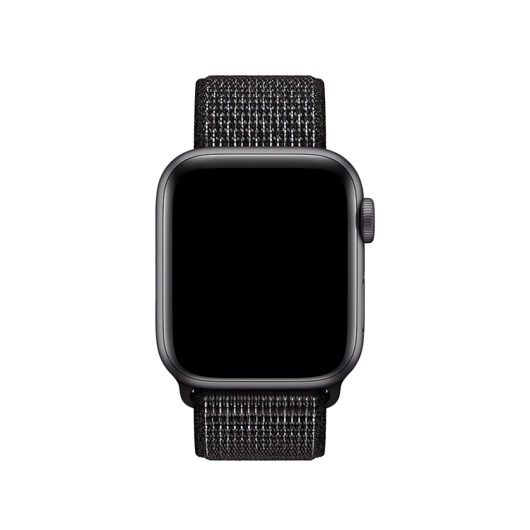 Ремешок для Apple Watch 38/40mm Sport Loop Series 1:1 Original (Black-White)