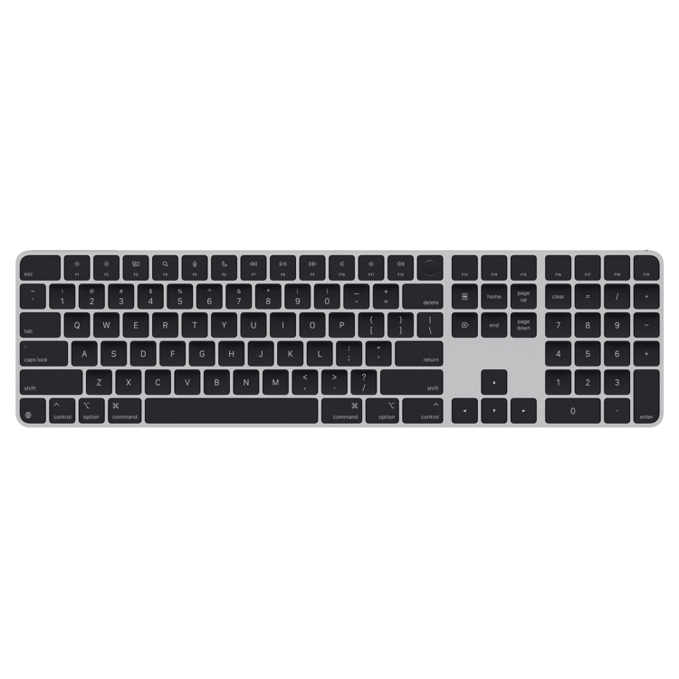 Полноразмерная клавиатура Apple Magic Keyboard with Touch ID USB–C (Black) (2024) (MXK83)