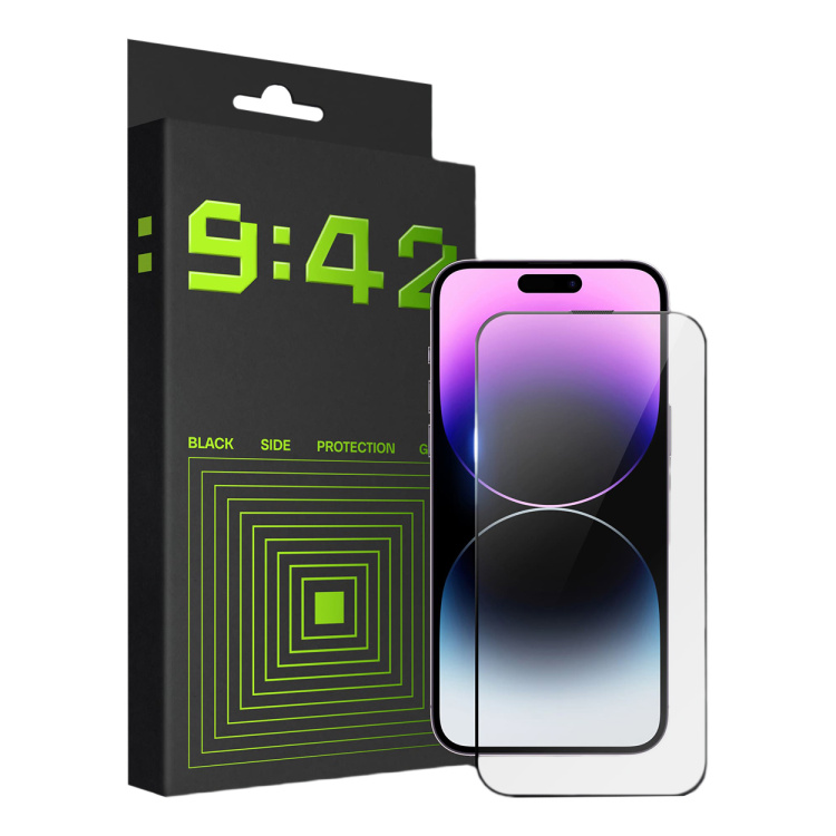 Защитное стекло 9:42 BlackSide для iPhone 14 Pro Max