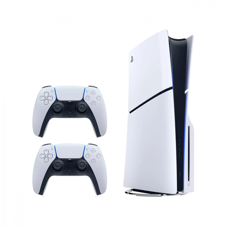 Ігрова приставка Sony PlayStation 5 Slim (BluRay) (1TB) + DualSense Wireless Controller (1000042053) Ігрова приставка Sony PlayStation 5 Slim (BluRay) (1TB) + DualSense Wireless Controller (1000042053)