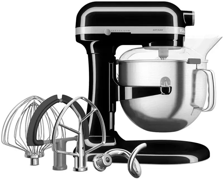 Планетарний міксер KitchenAid Artisan 6,6 л 5KSM70SHXEOB Black (UA)