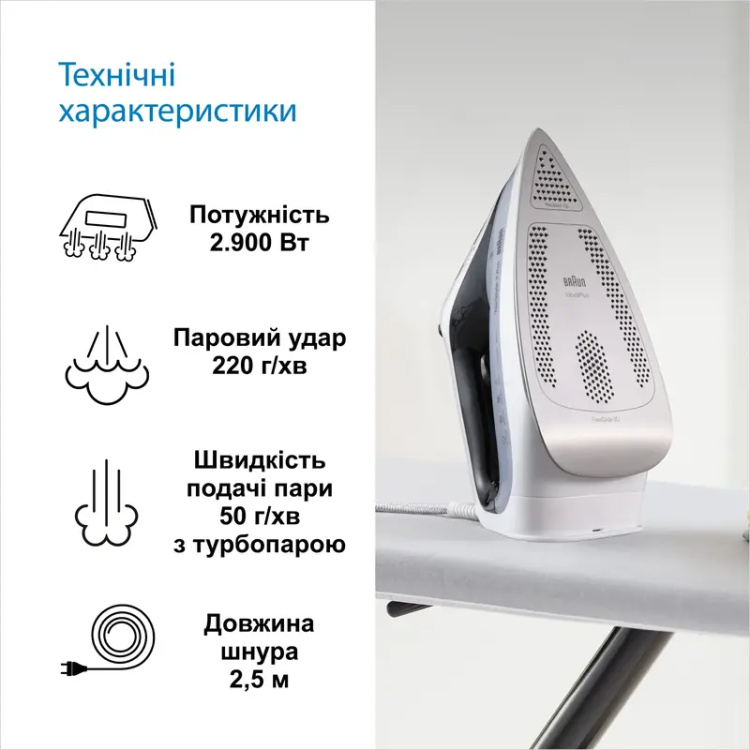 Утюг Braun SI 7149 WB (UA)