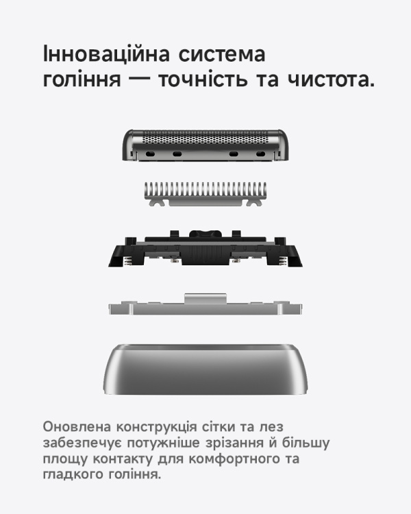 Електрична бритва Laifen T1 Pro One Blade (Silver) (1ER51-A-XX-SI-001)