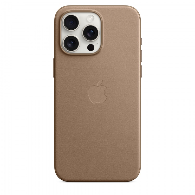 Чехол Apple FineWoven для iPhone 15 Pro Max with MagSafe (Taupe)