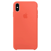 Чехол Smart Silicone Case для iPhone Xs Original (FoxConn) (Nectarine)