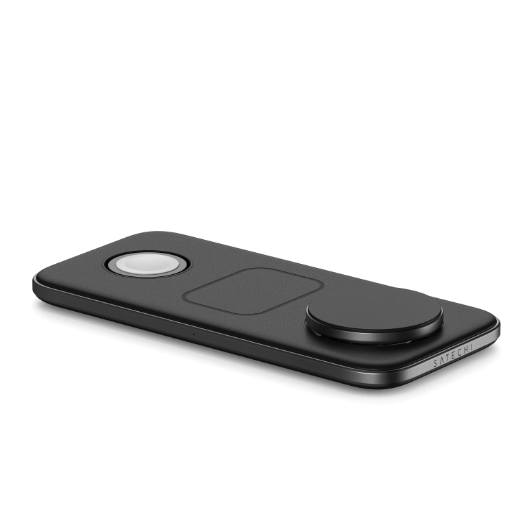 Безпровідна зарядка Satechi Trio Qi2 Pad Space Grey (ST-QTPM-EA)