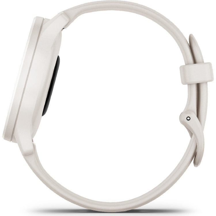 Garmin Vivomove Sport Ivory Case and Silicone Band with Peach Gold Accents (010-02566-01)