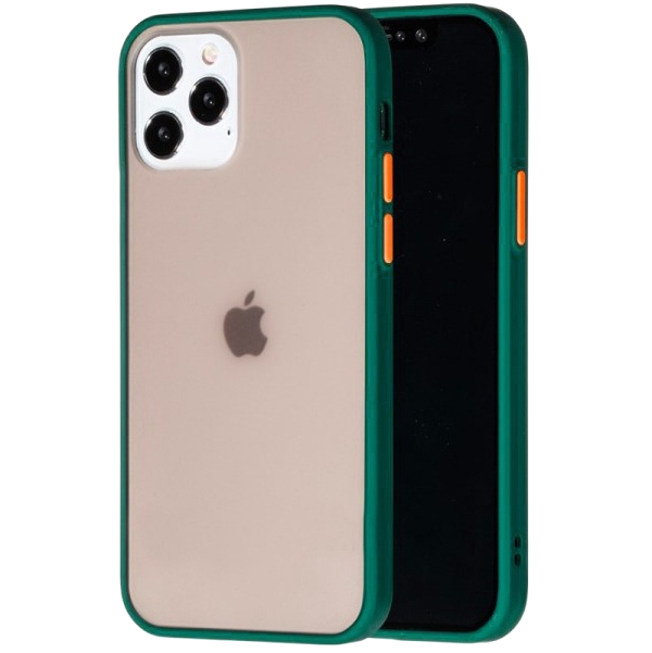 Чехол Matte для iPhone 12 Pro Max (Dark Green)