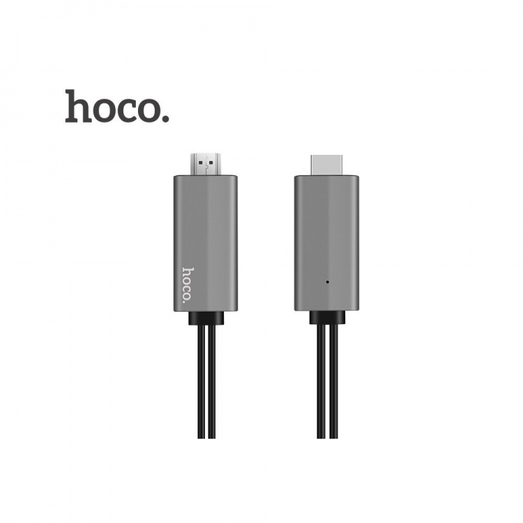 Адаптер Hoco UA7 HDMI to USB 0.5m (Dark Grey)