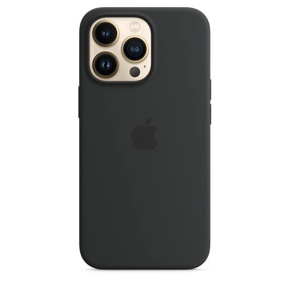 Чехол Apple Silicone Case для iPhone 14 Pro with MagSafe (Midnight)
