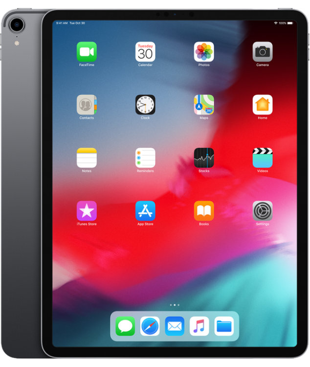  Apple iPad Pro 12.9-inch Wi‑Fi 64GB Space Gray (MTEL2) 2018