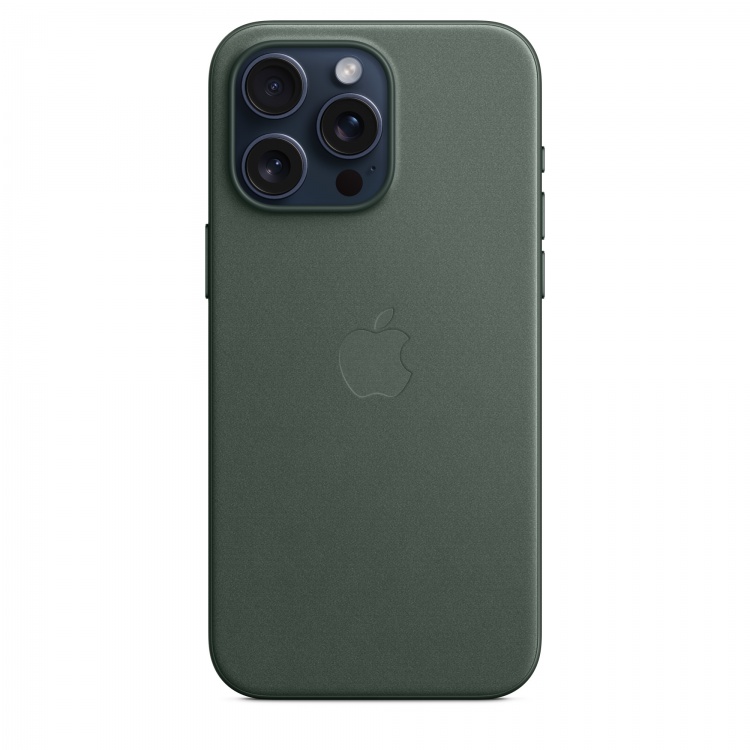 Чехол Apple FineWoven для iPhone 15 Pro Max with MagSafe (Evergreen)