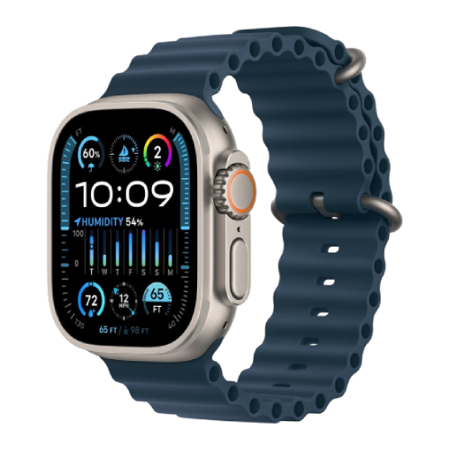 Apple Watch Ultra 2 49mm Titanium Case with Blue Ocean Band (MREG3) бу