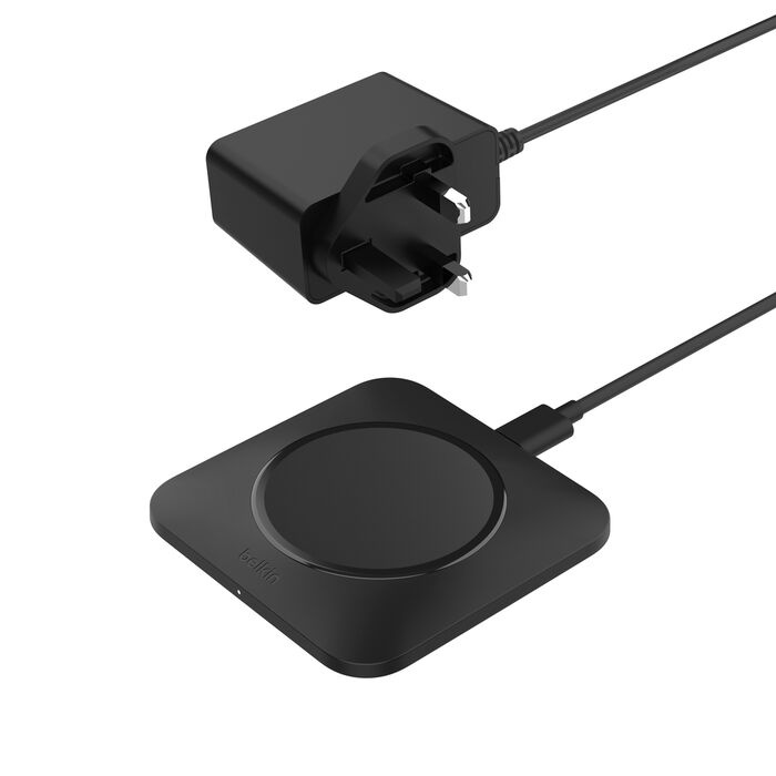 Беспроводная зарядка Belkin Pad Easy Align, 15W (Black)