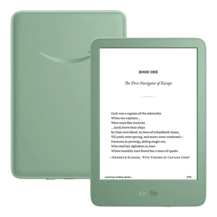 Електронна книга Amazon Kindle 11th Gen 2024 16GB (Matcha) Електронна книга Amazon Kindle 11th Gen 2024 16GB (Matcha)