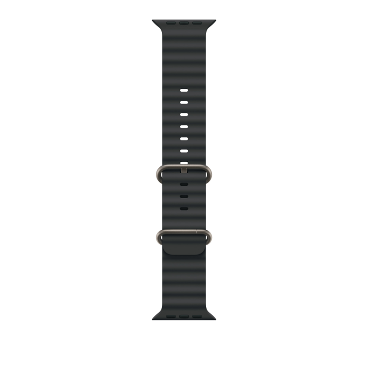 Ремінець Apple Ocean Band для Apple Watch 44/45/46/49mm Navy - Natural Titanium (MXTH3)