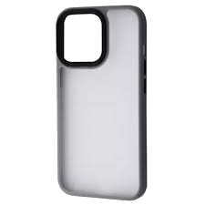 (С200) Чехол Shadow Matte для iPhone 13 Pro Metal Buttons (Gray)
