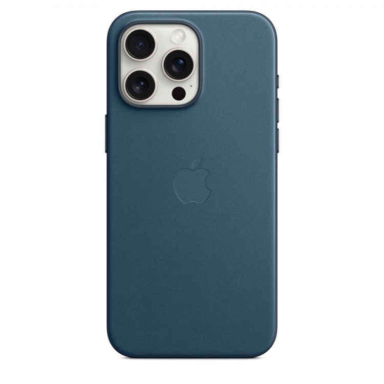 Чохол Apple FineWoven для iPhone 15 Pro Max with MagSafe (Pacific Blue)