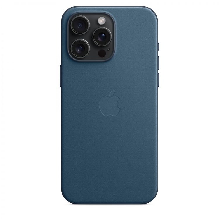 Чехол Apple FineWoven для iPhone 15 Pro Max with MagSafe (Pacific Blue)