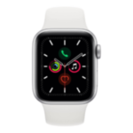 Apple Watch Series 5 GPS, 40mm Silver Aluminum Case with White Sport Band (MWV62) Apple Watch Series 5 GPS, 40mm Silver Aluminum Case with White Sport Band (MWV62)