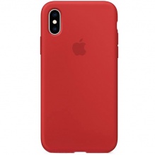 Чехол Silicone Case Full Cover для iPhone Xs Max Original (FoxConn) (Red)