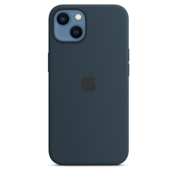 Чохол Apple Silicone Case для iPhone 13 with MagSafe (Abyss Blue)