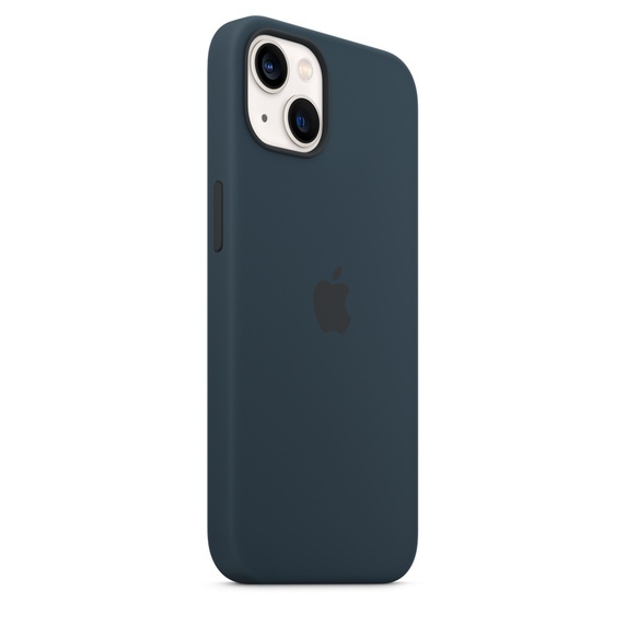 Чехол Apple Silicone Case для iPhone 13 with MagSafe (Abyss Blue)