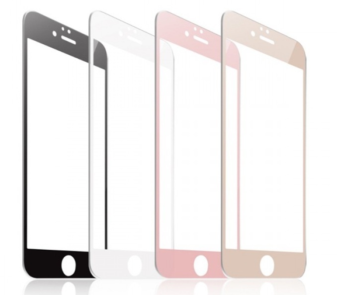 Захисне скло Devia для iPhone 6/6S Jade Full Cover 0.18mm + задня плівка (White)