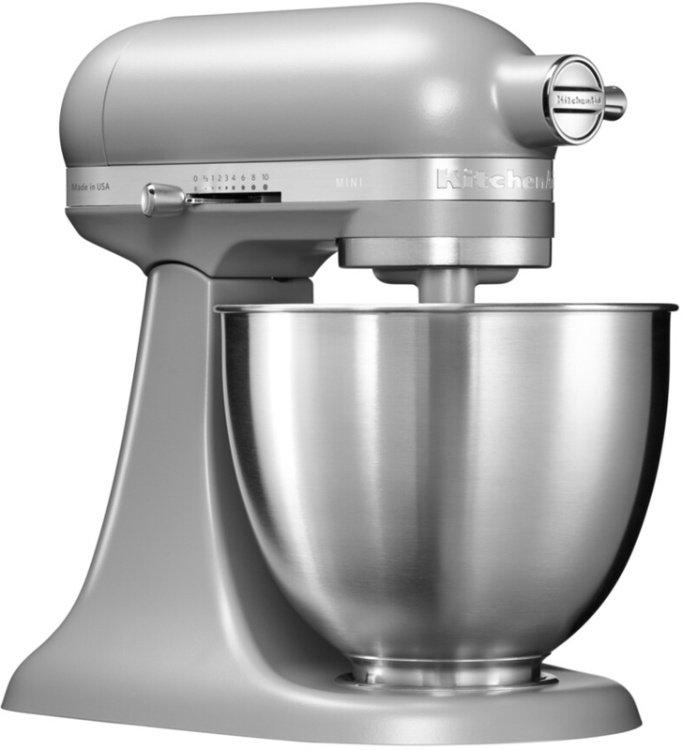 Планетарный миксер KitchenAid Artisan MINI 3,3 л 5KSM3311XEFG Grey Matte (UA)