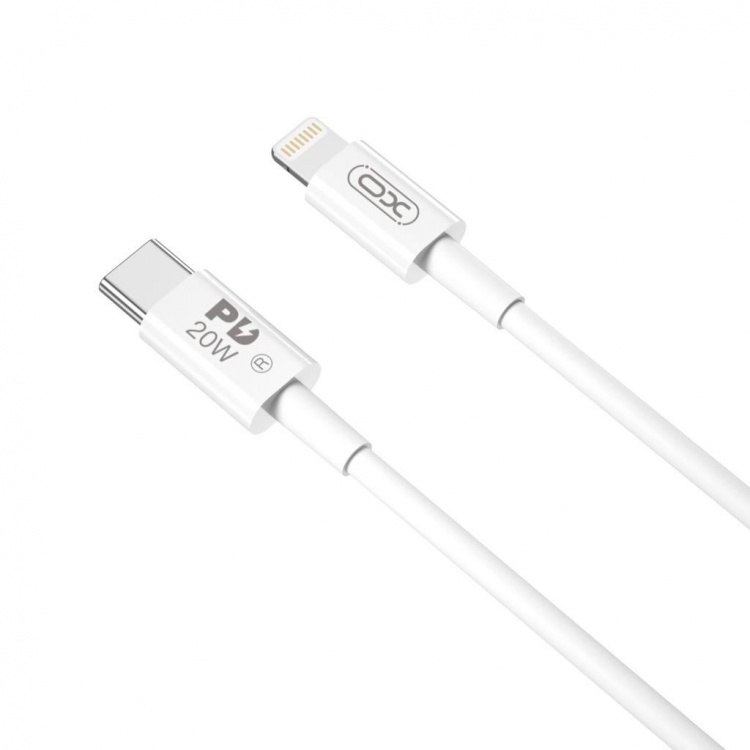 Кабель XO NB-Q189A USB-C to Lightning 20w 1m (White)