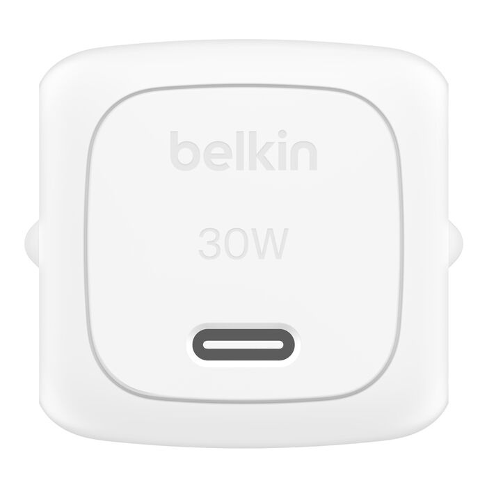 Блок живлення Belkin 30W USB-С GAN PD PPS, White (WCA008KQWH)